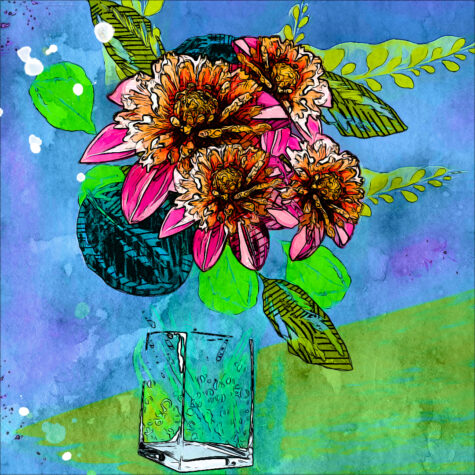Flower Bouquet Collage