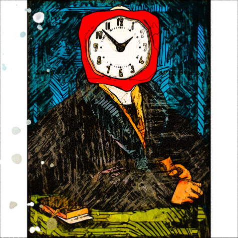 Father Time Collage