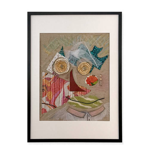 Mrs. Picasso – Mixed Media, Framed