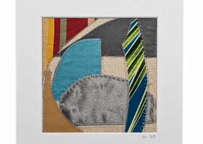 Cumbersome Mixed Media Fiber Art Collage