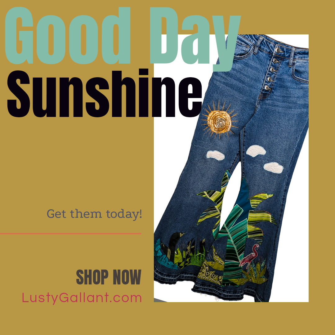 Good Day Sunshine Flares Jeans