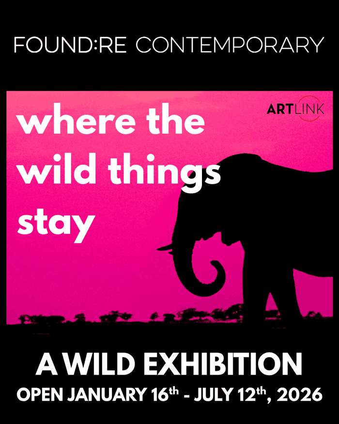 where the wild things stay - Found:RE contemporary exhibit flyer