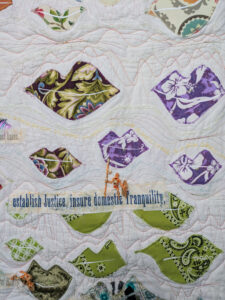 Detail image, State of the Union quilt